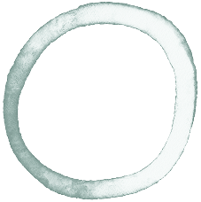 Turquoise circle